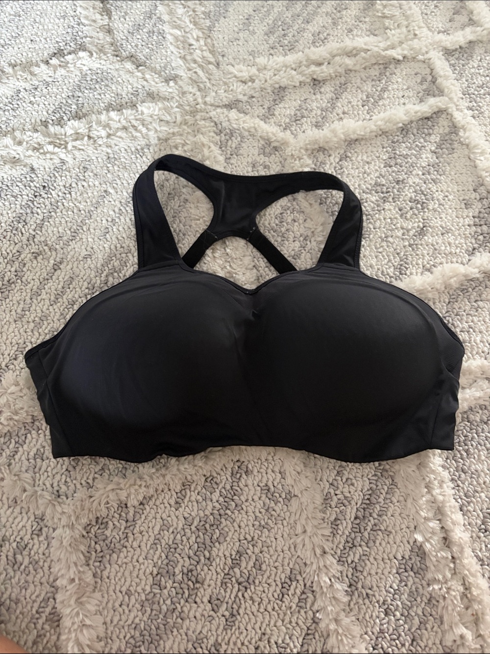 Nike Black Molded High-Support Racerback Sports Bra